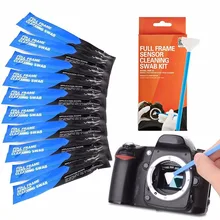 VSGO Full Frame Camera Sensor CCD/CMOS Cleaning Swab 10 PCS for Sony A7 Nikon D850 Canon 5D Matrix