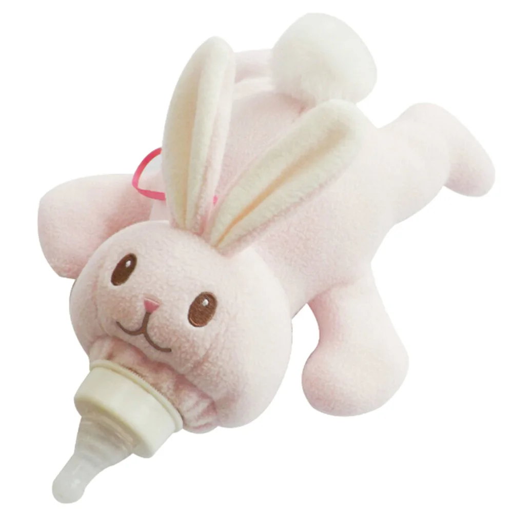 Животных держатель для хранения сумка-чехол для бутылки молока - Цвет: Pink Rabbit