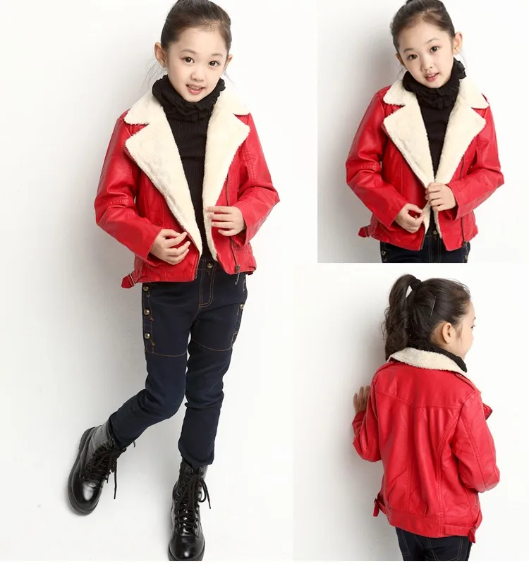 Весенняя осенняя детская верхняя одежда среднего размера 3 5 7 8 9 11 13 лет детские шорты девочки дизайнерская куртка из искусственной кожи куртка для девочек
