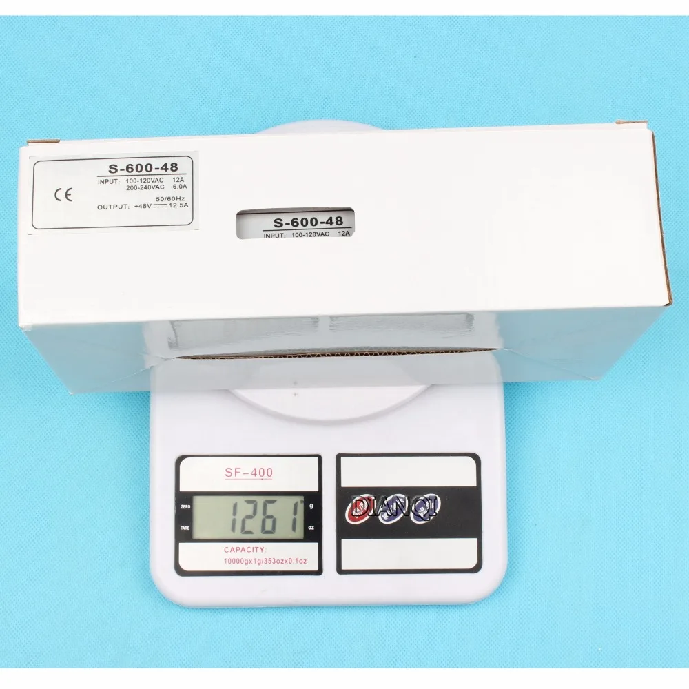 DIANQI светодиодный выключатель питания 600W48v 12.5A ac dc преобразователь вход 110В или 220В