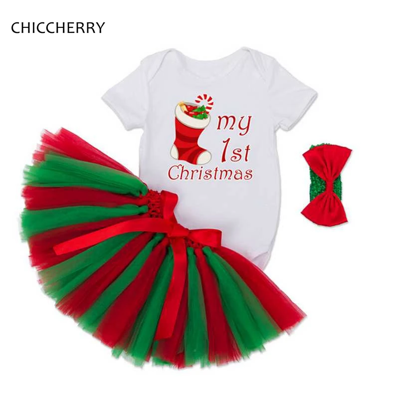 Mon Premier Noel Bebe Fille Vetements Chaussette Infantile Bebe Body Bandeau Dentelle Tutu Jupe Ensemble Ensemble Bebe Fille Nouveau Ne Vetements Aliexpress