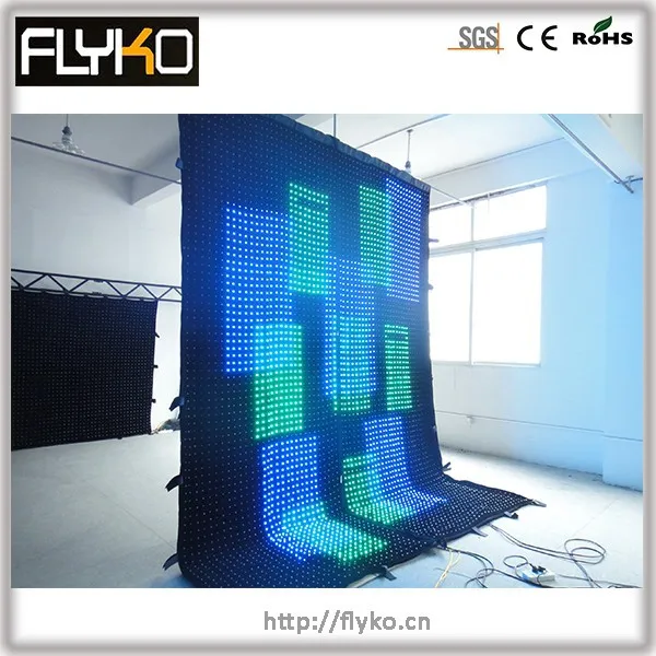 3x4m p5 led video curtain 6