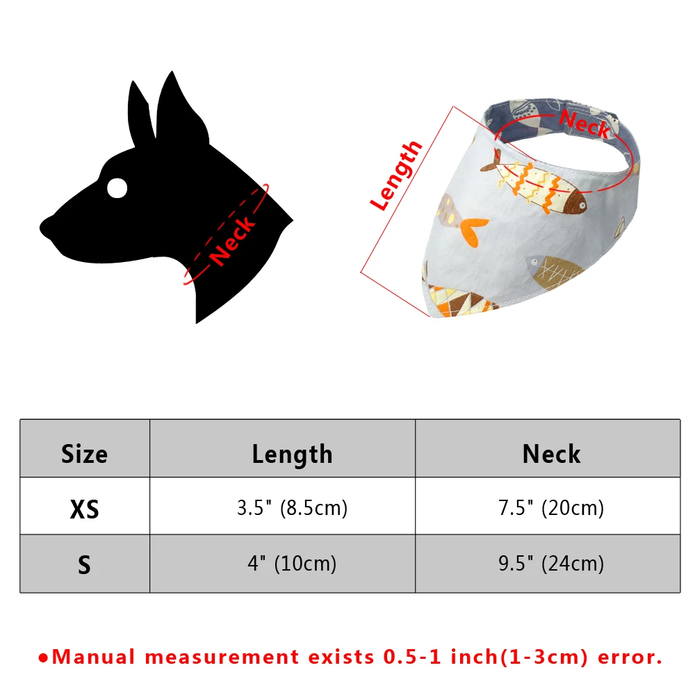 Щенок Бандана для собак Регулируемый котенок питомец воротник шарф на шею аксессуары маленький ошейник для кошек и собак шейный платок для Чихуахуа Мопс