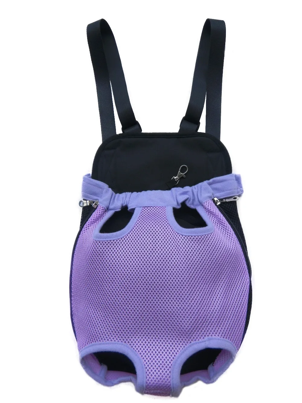 

New Purple Sandwich Mesh Pet Legs Out Front Carrier/Bag dog carrier Free Shipping Retail puppy backpacks