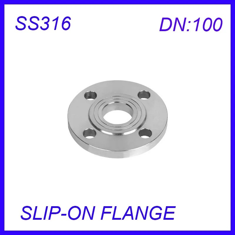 DN100 нержавеющая сталь SS316L приподнятая поверхность 4-болтовое скольжение |
