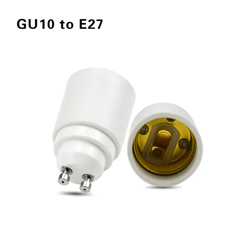 Ampoule LED Base Douille E14 à GU10 Lamp Holder Converter Eleidgs 8 PCS E14 vers GU10 Adaptateur de Douille 