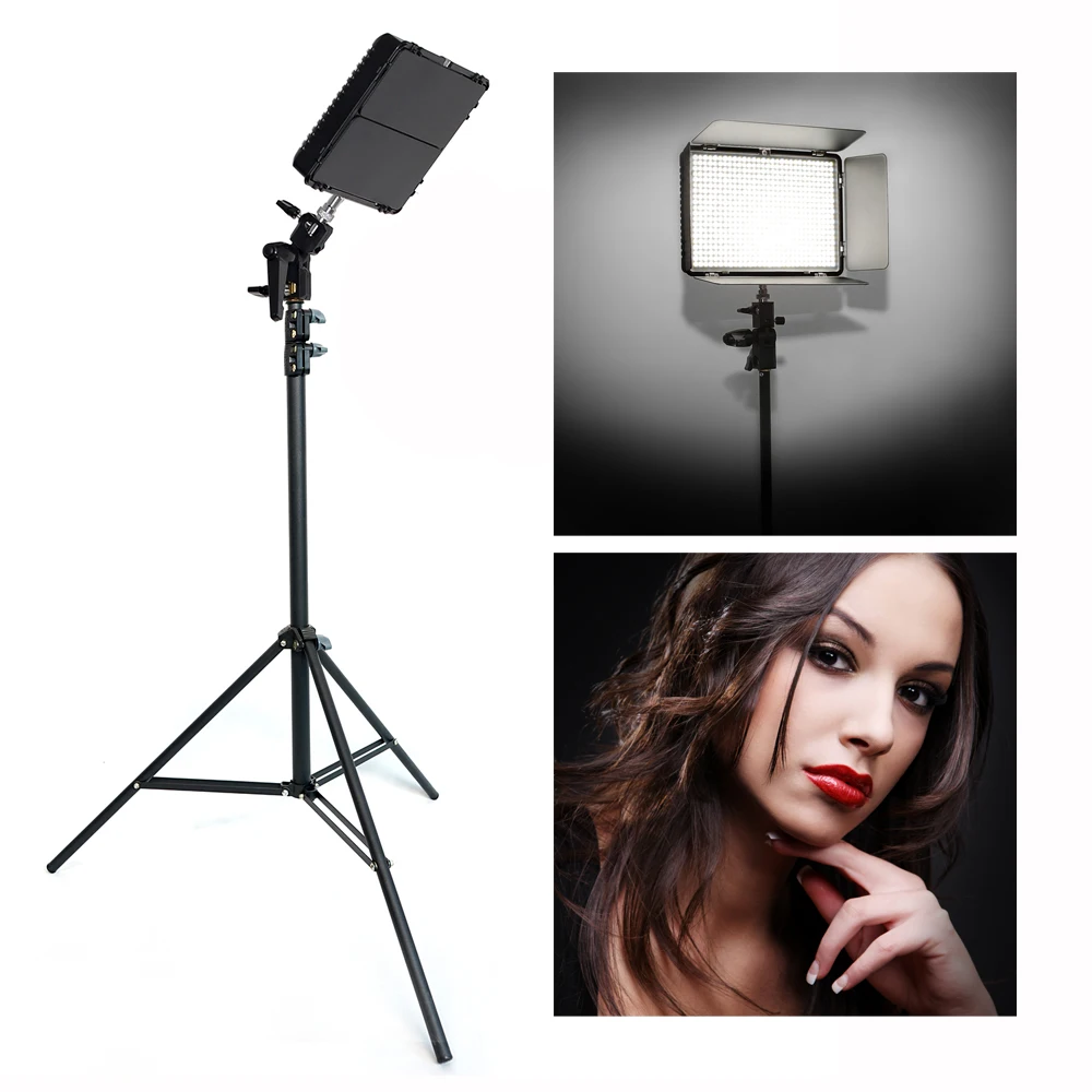  Travor TL-600A 2.4G kit Bi-Color Studio photography LED Video Light with 2.4G remote control +6pcs  - 32801231405
