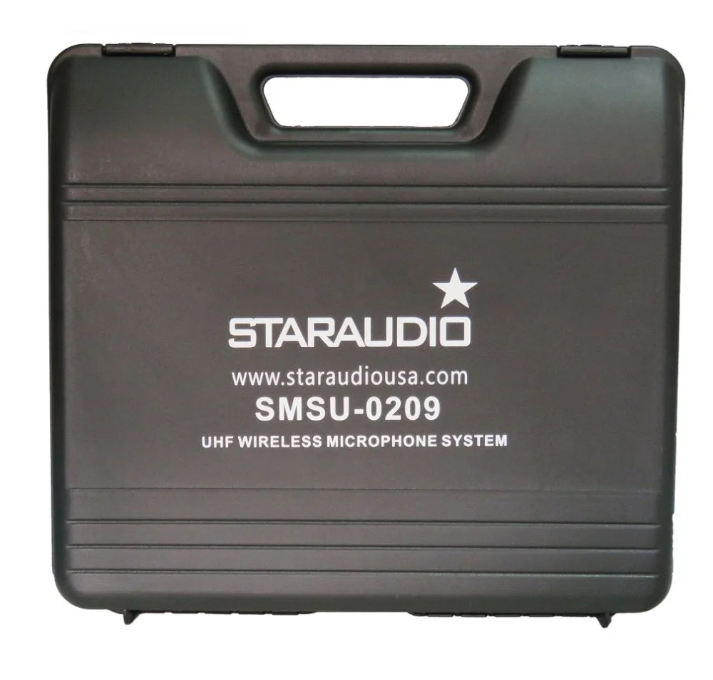 STARAUDIO Pro сценическое шоу UHF Беспроводной в уши стерео монитор корпус-пакет микрофонная система SMSU-0209