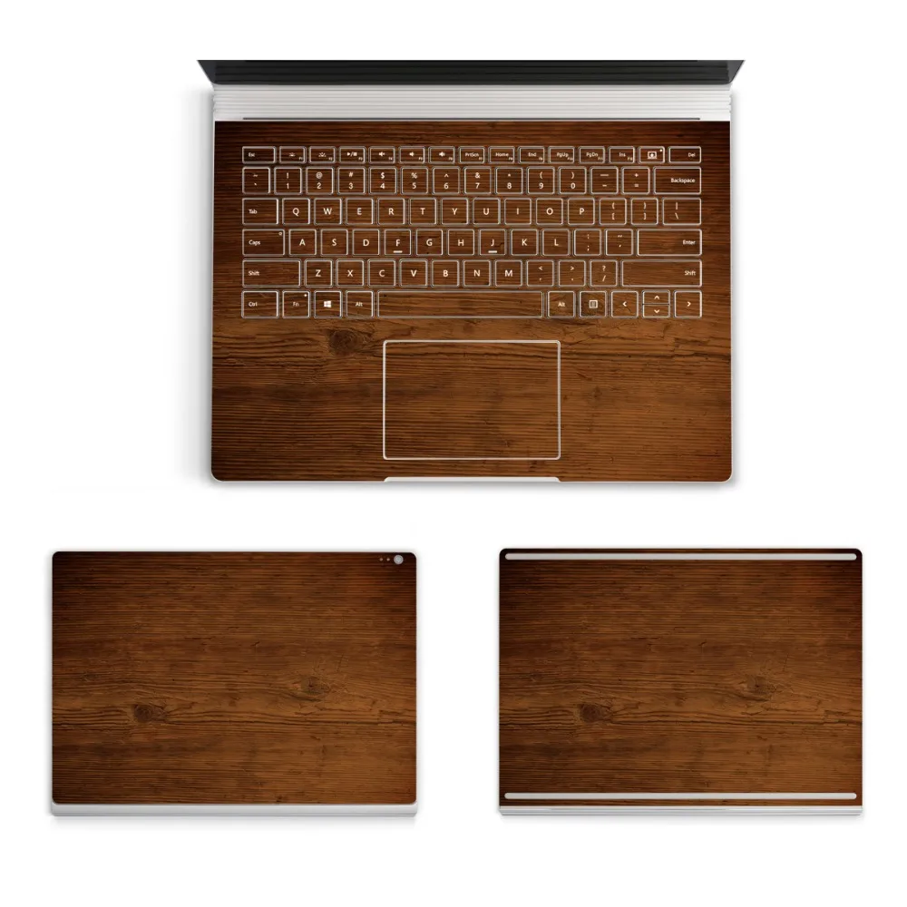 Серия Деревянных зерен, супер тонкие наклейки для кожи ноутбука для microsoft Surface Book 13,5 '', наклейки для защиты от пыли для surface book 13