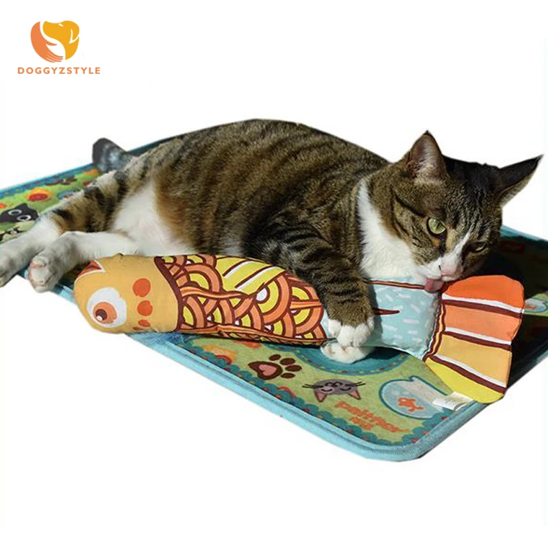 Fish Design Interactive Cat Toy Training Colorful Pillow Funny Toys For Teaser Pet Small Medium Cats | Дом и сад