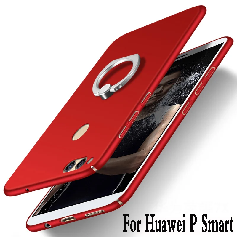 

For Huawei P Smart case Luxury Full Protective mobile phone shell for Huawei P Smart Cover Hard Plastic armor 5.65" Matte fundas