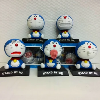 

Doraemon Jingle Cat Shaking Head Pacifier Smile Shaking Head Robot Cat Car Decoration Kids Toy Gift