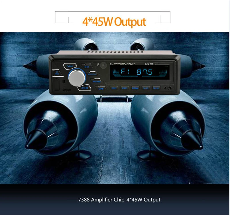 Авторадио Bluetooth SD/USB/AUX Радио MP3 стерео 1 Din 12 в пульт дистанционного FM радио кассетный плеер Авто ленты автомобильное радио