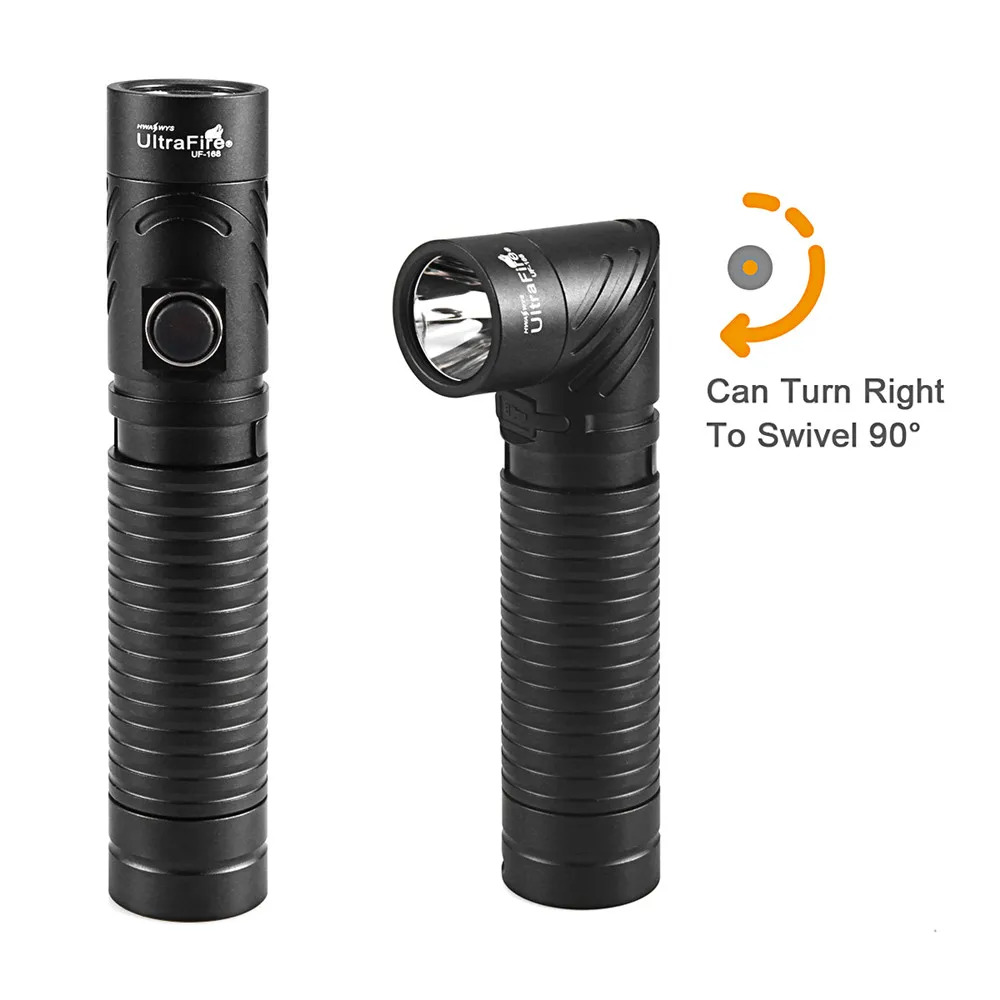 Ultrafire UF 168 18650 USB зарядка факел фары CREE XM LT6 1200LM светодиодный рабочий свет Магнитный