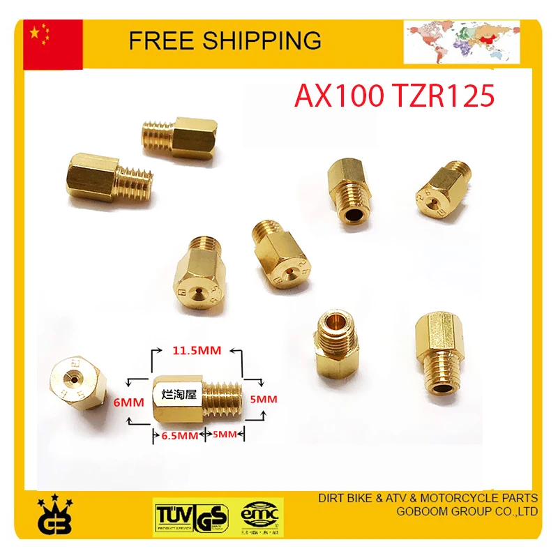 

mikuni carburetor TM24 TM28 AX100 TZR125 main jet power jet 2 STROKE scooter motorcycle accessories free shipping