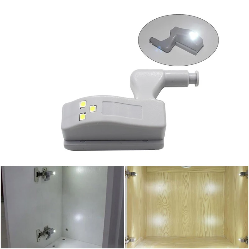 

LED Sensor Under Cabinet Lights Universal Inner Hinge lamp For kitchen Wardrobe Led Armario Drawer Sensor Night Light YSL137