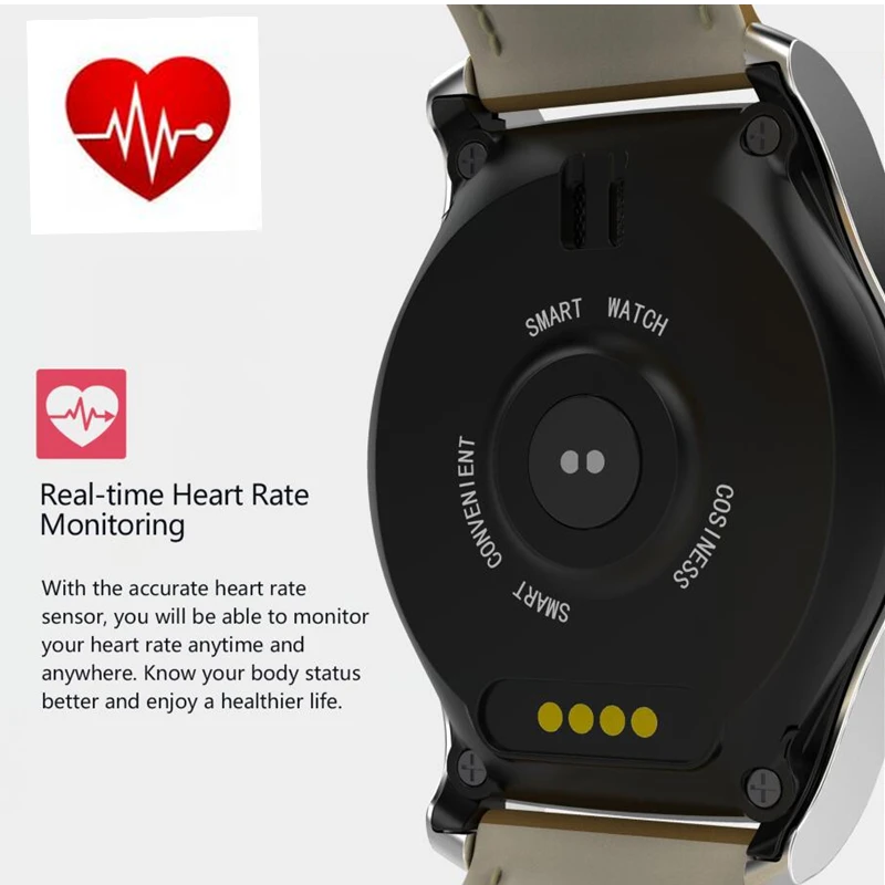 KW28 Измерение частоты сердечных сокращений монитор pk LES2 Полный Круглый ips SmartWatch 2G MTK2502 спортивные умные часы для Apple, Android samsung Шестерни s3 часы