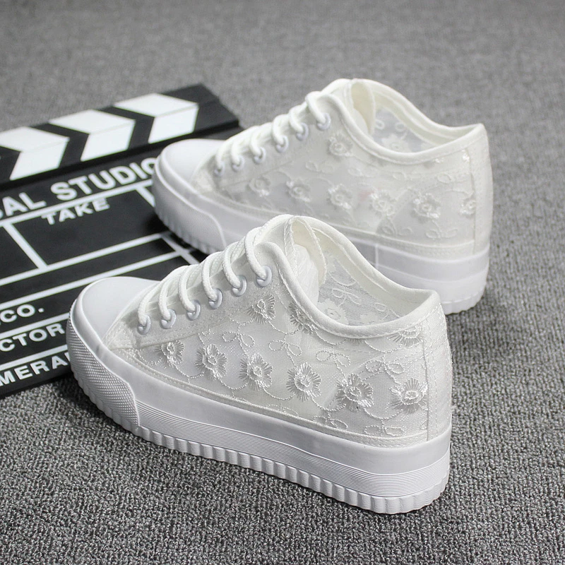 Noir Respirant Glissante blanc La Casual Chaussures 2018 Mode Pratique Dentelle Été Toile Sexy Chaussures Mature bleu Plat Confortable Chaussures Anti À E10UqR