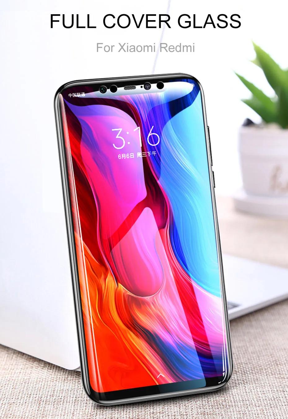 Для 5D стекла Xiaomi Redmi 6A 6 Note6 Pro защита экрана полное покрытие пленка стекло для Xiaomi Redmi Note 6 Pro закаленное стекло es 6A