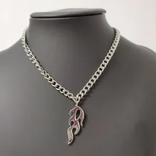 Харадзюку, мужская и женская металлическая цепочка, ожерелье, рок аксессуар в стиле хип-хоп, рок цепочка, колье, ожерелье