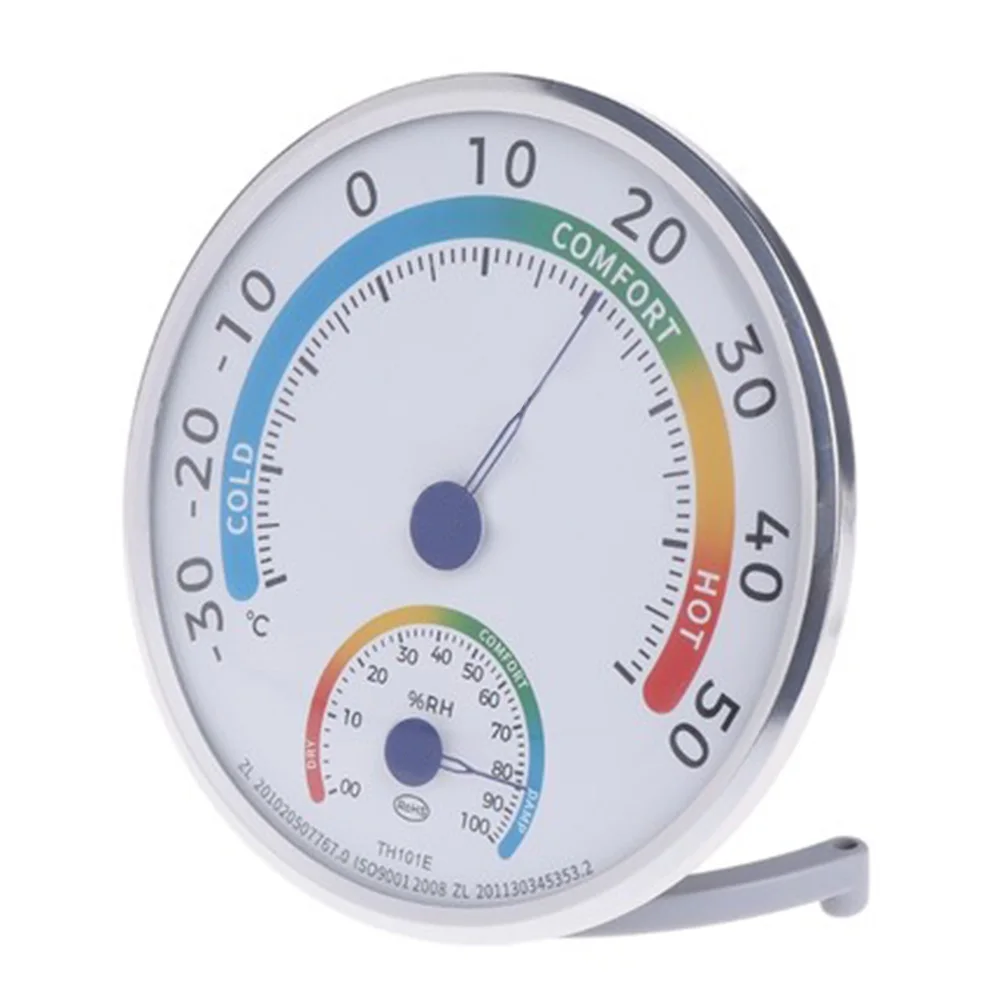 

Temperature Humidity Room Accurate Pointer Type Multifunctional Decoration Round Monitor Indoor Outdoor Hygrothermograph Garden