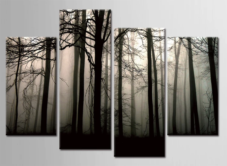 

4 Panels landscape canvas prints Canvas Wall Art Picture Home Decoration Living Room Canvas Print Modern Painting
