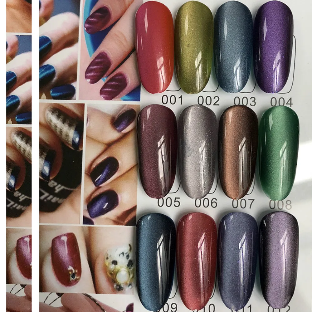 Meteorite wide cat eye nail Polish  (6)