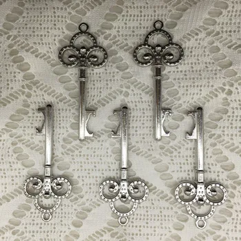 

150pcs/lot Wedding Favors Cute Creative Silver Plated Skeleton Key Beer Bottle Opener