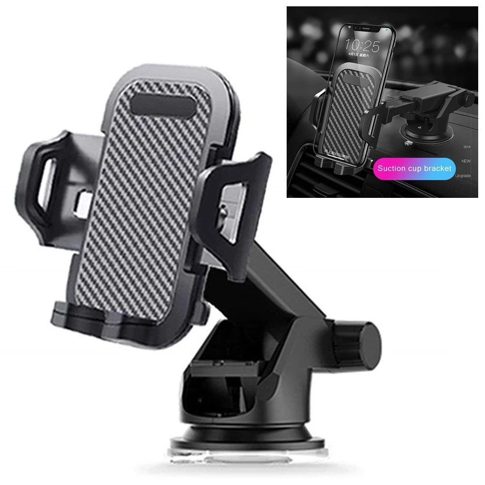 

Universal Car Holder Cell Phone Holder Easy One Touch with Strong Stick Suction Cup Gps Support Car Phone Mount