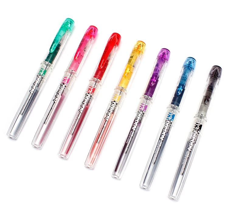 Японская платиновая опрятная перьевая ручка прозрачная 7 цветов Студенческая перьевая ручка школьные канцелярские принадлежности PPQ200