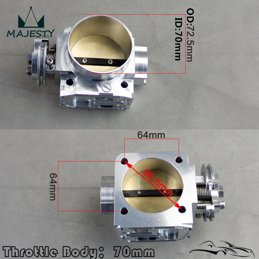 4G63 ENGINEERING 70 мм Корпус дроссельной заслонки для Mitsubishi Lancer EVO 4 5 6 ECLIPSE DSM|70mm throttle