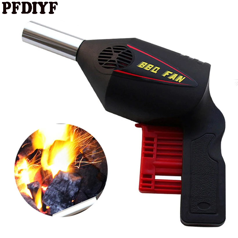 1Pcs High power BBQ Manual Fan Air Blower For Barbecue Fire Bellows