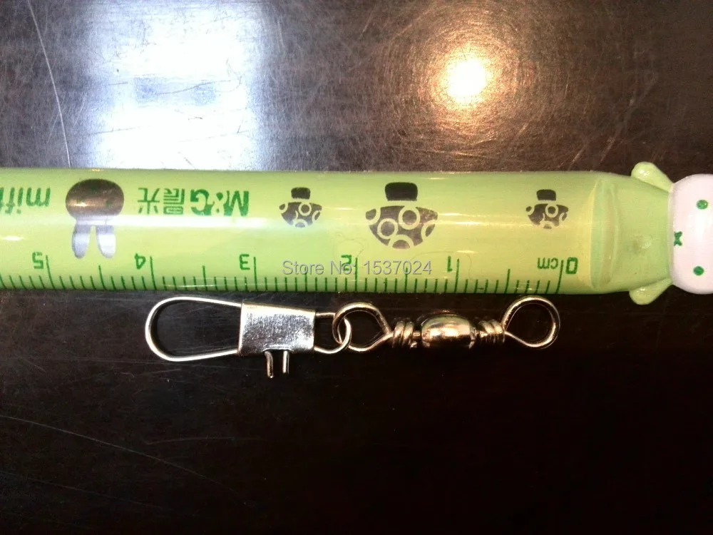 

free shipping 6#+3B barrel swivel with inter lock snap 200pcs The best quality direct factory