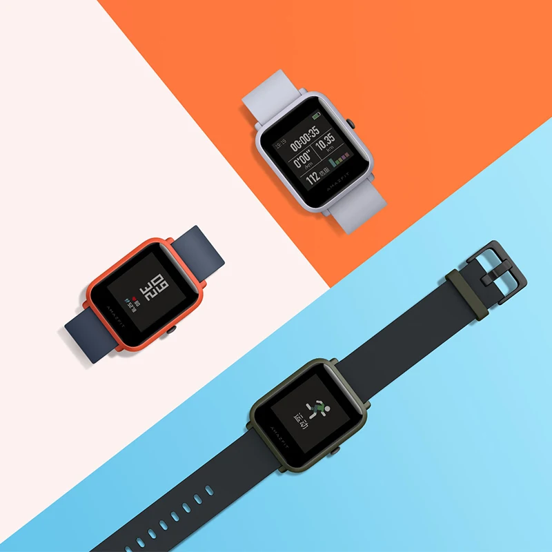 Английское издание Huami Amazfit Смарт часы smartwatch Bip бит лицо gps фитнес Такер Пульс IP68