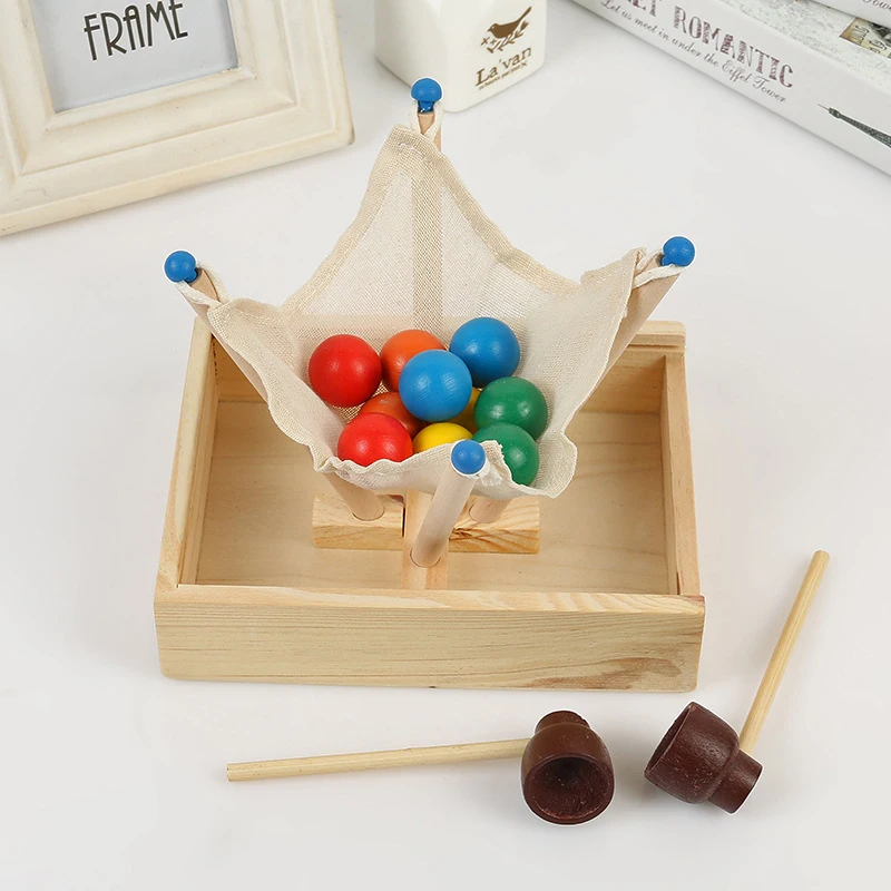 

1 PC Ball Competition Kindergarten Children Board Games Creative Educational Wooden Toys Board Games For Childrens