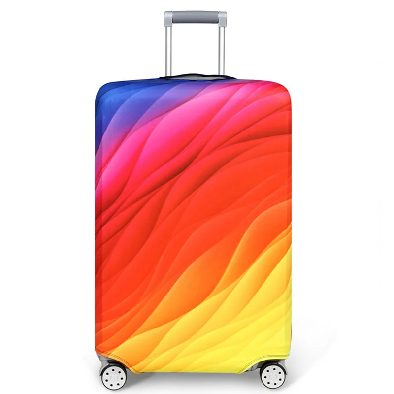 JULY'S SONG чехол для чемодана 18-32 дюймов эластичные Защитные чехлы для багажа пылезащитные Чехлы для чемодана аксессуары для путешествий - Цвет: F