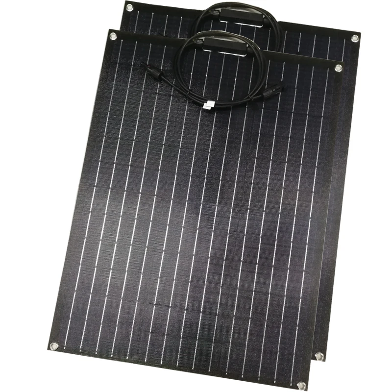 60W ETFE Flexible solar panel 18V for 12v panel charger semi flexible solar panels A grade solar