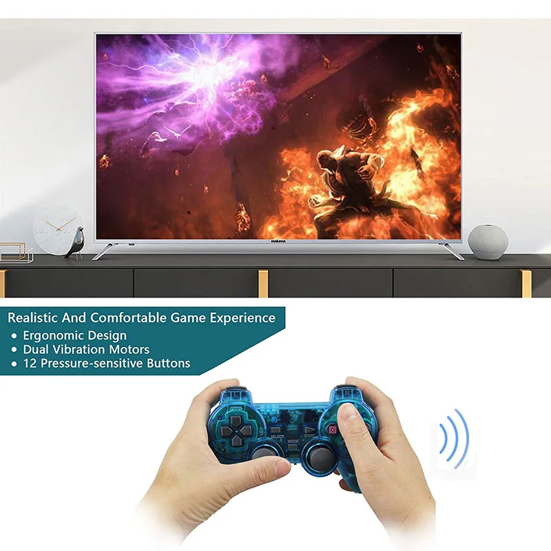 Беспроводной геймпад для sony PS2 контроллер Playstation 2 Консоль джойстик полное