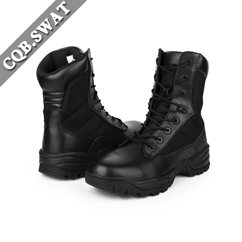 CQB.SWAT Men Military shoes Army Boot Men Leather shoes Breathable Male Special Forces Tactical