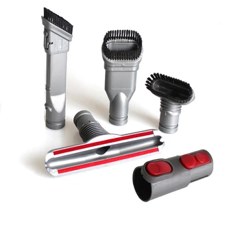 

5pcs Accessories Kit for Dyson V7 V8 Cord-Free Vacuum Cleaner Replacement Adapter Converter Stiff Bristle Brush Soft Hair Brush