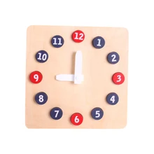 Профессиональные часы Монтессори, деревянные раннее развитие детей, образовательные центры, детский сад, экологически чистые игрушки