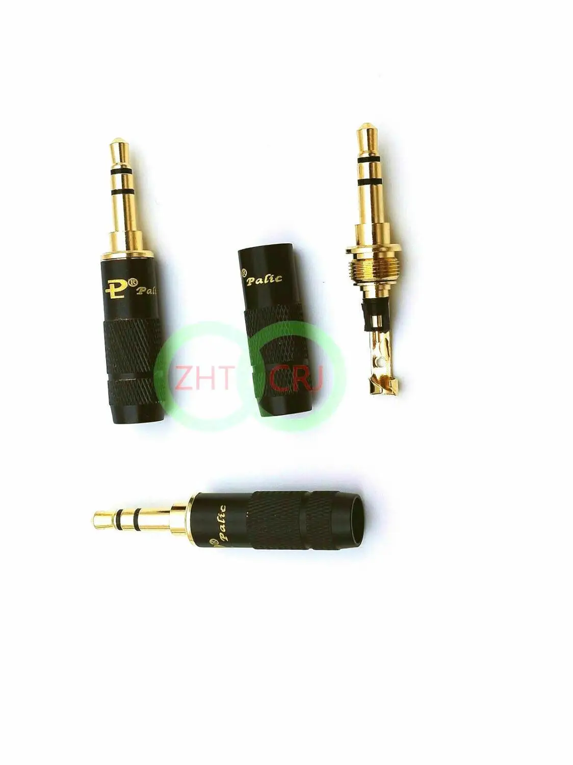 100pcs brass Stereo 3 5mm 3 Pole Repair Headphone Jack Plug Cable Audio