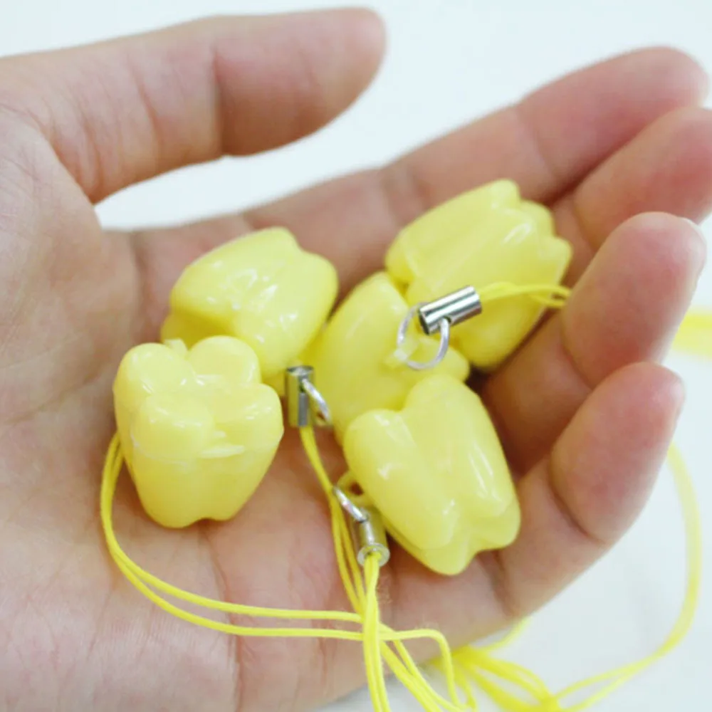 50Pcs Cute Tooth Shape Milk Teeth Box Children's Souvenir Save Baby Tooth Box Kids Tooth Mini Storage Boxes Collecting Container
