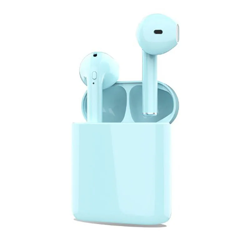 New TWS i20 smart Bluetooth 5.0 earphone earplug earbuds Noise Reduction Siri Binaural stereo HD Call Auto Matching charging box