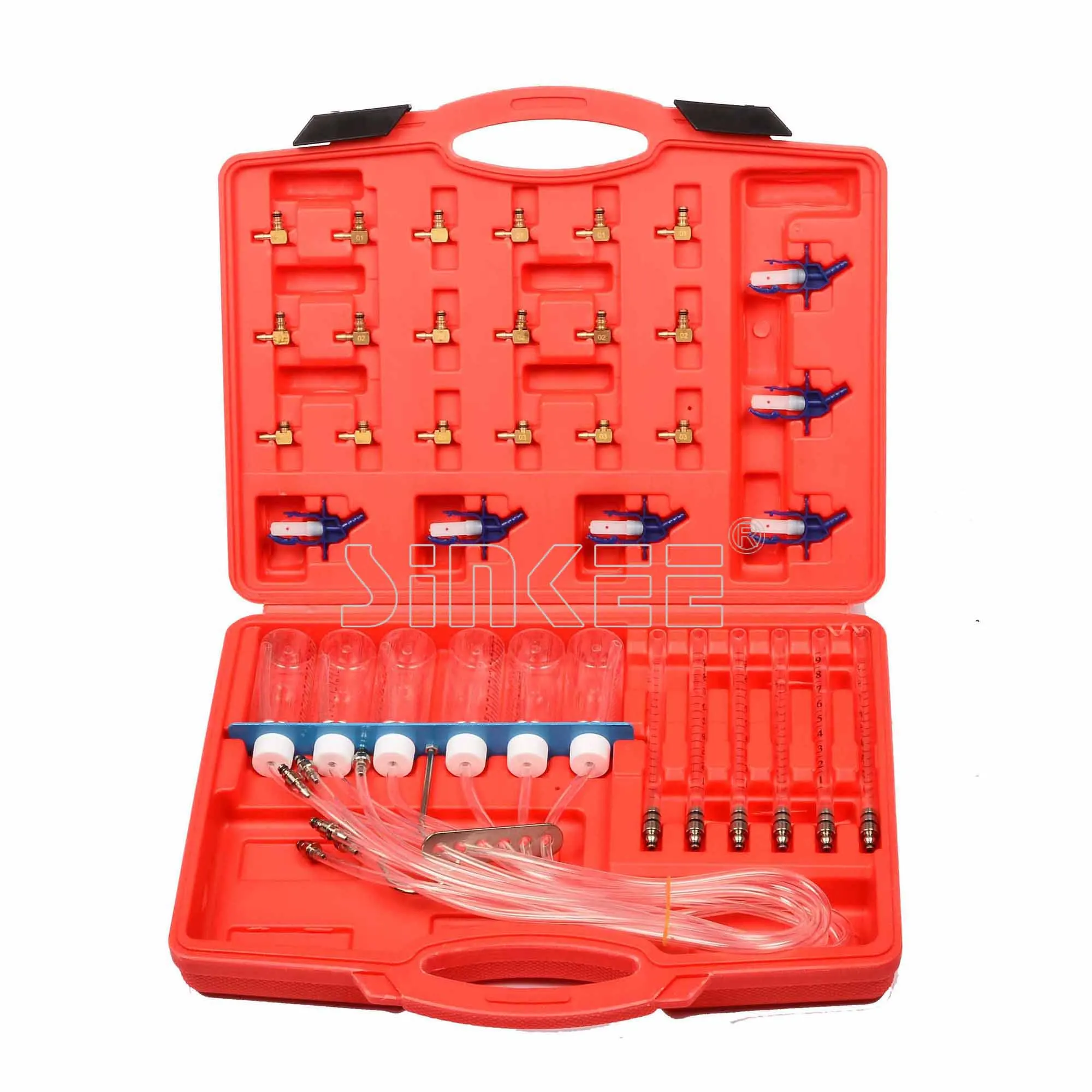 New Diesel Injector Flow Meter Test Kit Common Rail Adaptor Fuel Tester