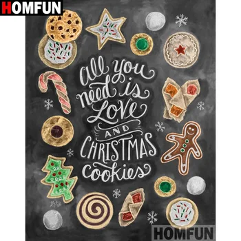

HOMFUN Full Square/Round Drill 5D DIY Diamond Painting "Letter pattern" 3D Embroidery Cross Stitch 5D Home Decor A13660