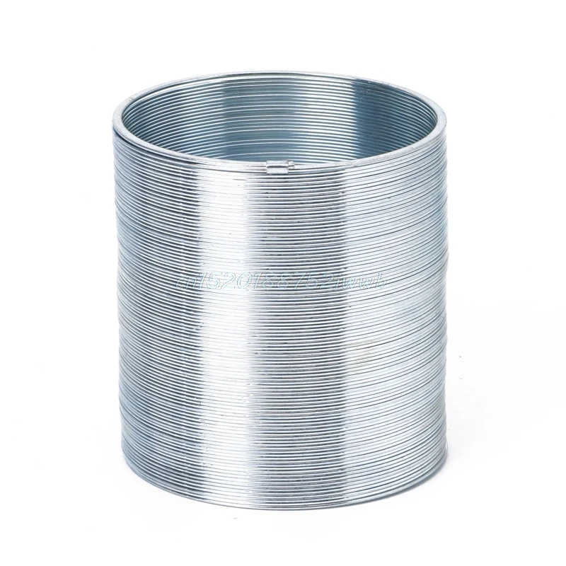 Funny Gadgets Stress Relieve Magic Tricks Slinky Metal Rainbow Spring Toy #T026#