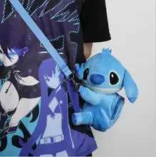 New style 1Pcs Stitch Plush casual Children cartoon Lanyard bag 20150618