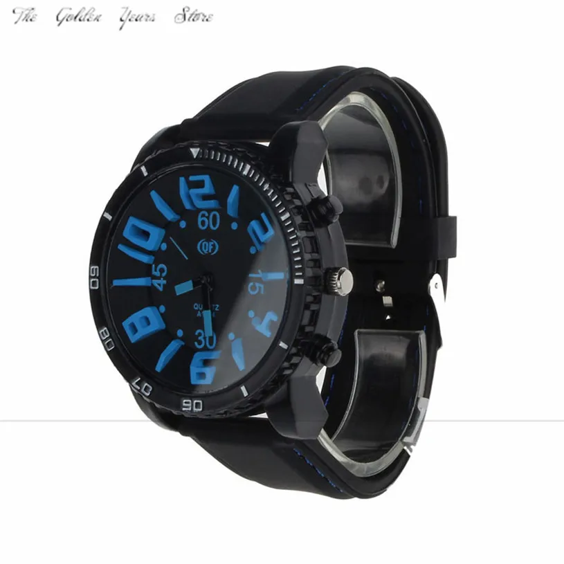 

New Watches 2017 gift clock hour Fashion Lovers Men Women Couple Silicone Rubber Band Stainless Steel Analog Quartz Sport //