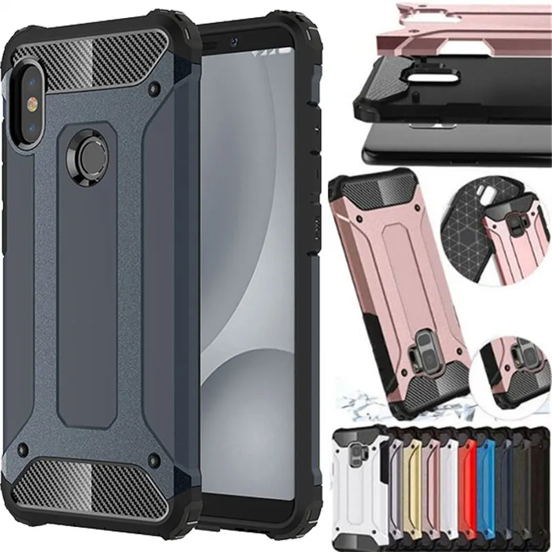 

Pocophone F1 Cover For Xiaomi Play Redmi Note 6 6A 5 Plus 5A 4 4X 4A 4S Pro Mi Mix Max 3 8 SE Lite 5X 6X A1 A2 Hybrid Armor Case